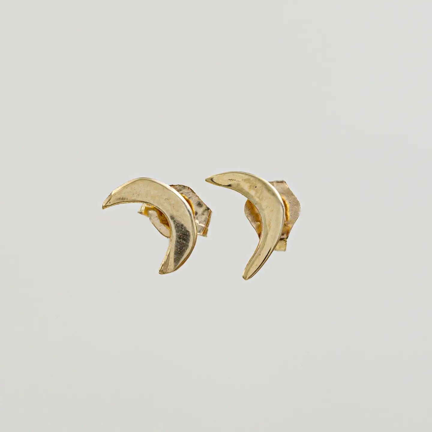 10k Moon Studs
