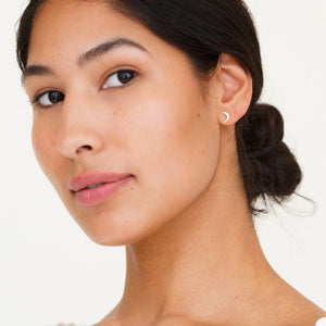 10k Moon Studs
