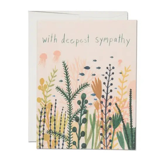 Underwater Deep Sympathy Card