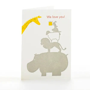 We Love You Baby Card