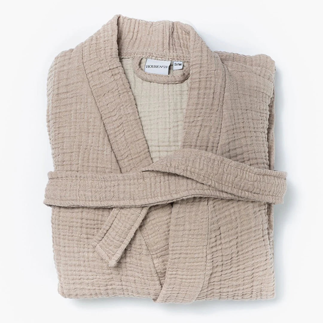 Alaia Robe - Mushroom Oatmeal