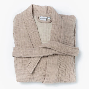 Alaia Robe - Mushroom Oatmeal