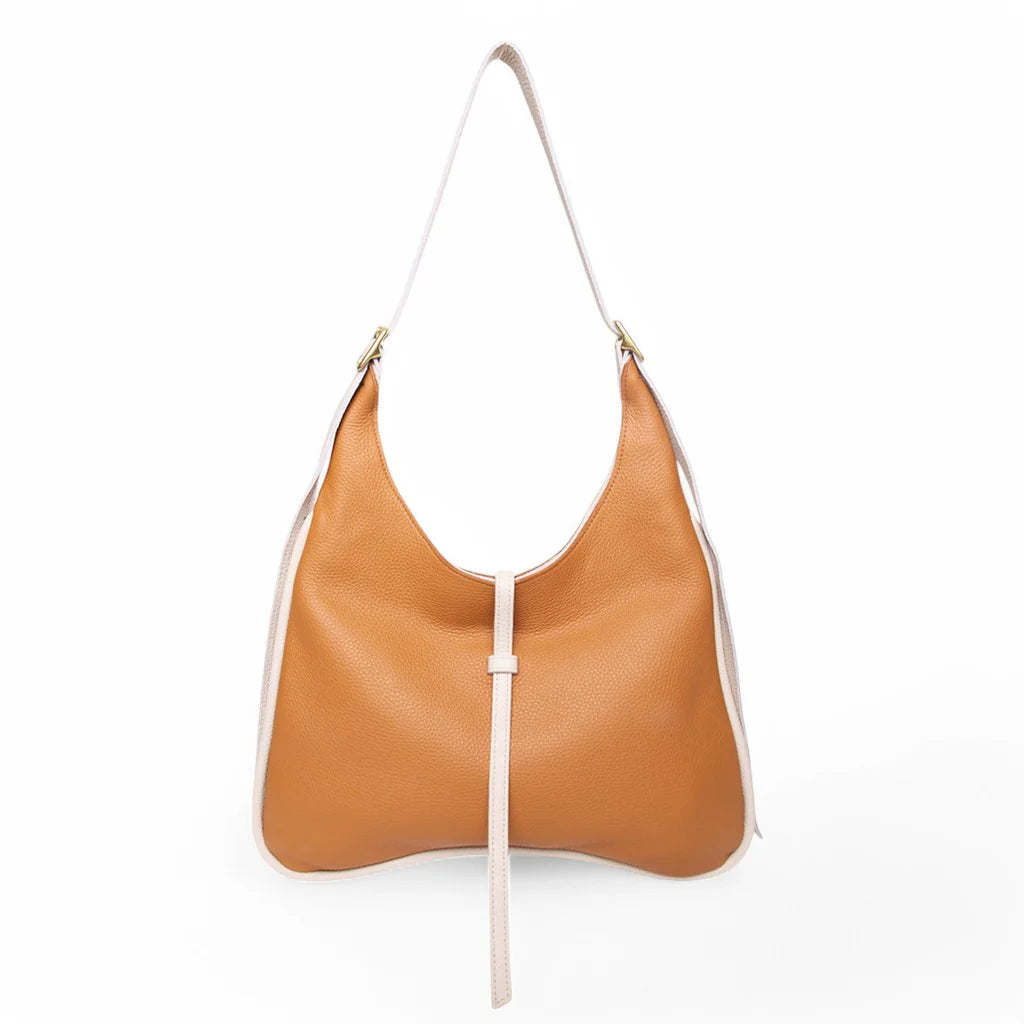 Arden Hobo - Miel and Lamb Italian Buffalo Cowhide
