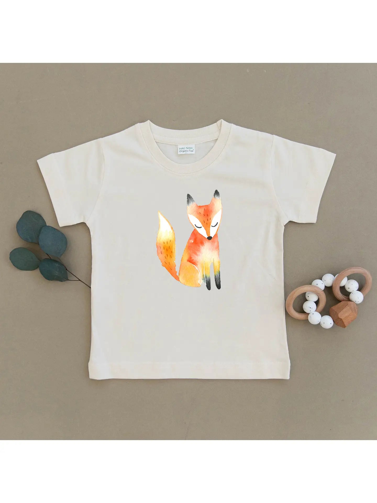 Baby Fox Organic Long Sleeve Onesie