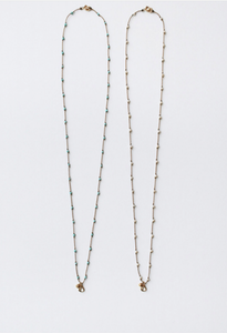 Beaded Primavera Necklace + Diamond