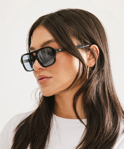 Beau Aviator Sunglasses - Black
