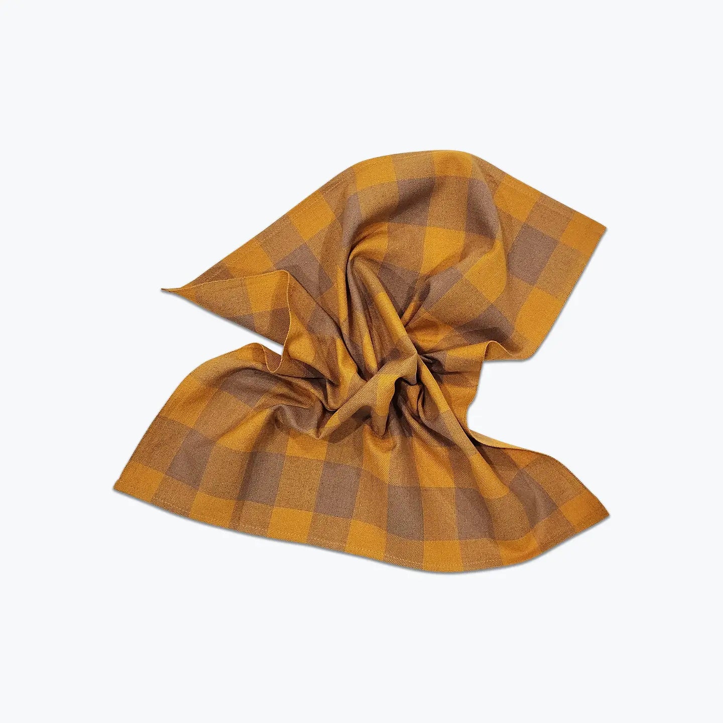 Big Gingham Napkin - Turmeric