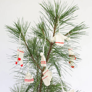 Holiday Ornaments Little Knits Set - 4 Pieces