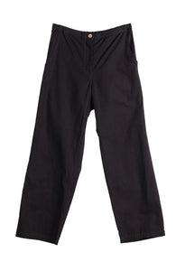 Pietro Black Cotton Pant