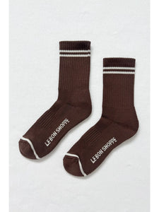 Boyfriend Socks - Wood