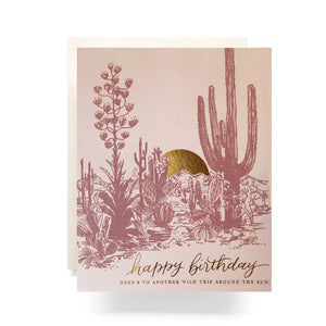 Cactus Sunset Thank You Card