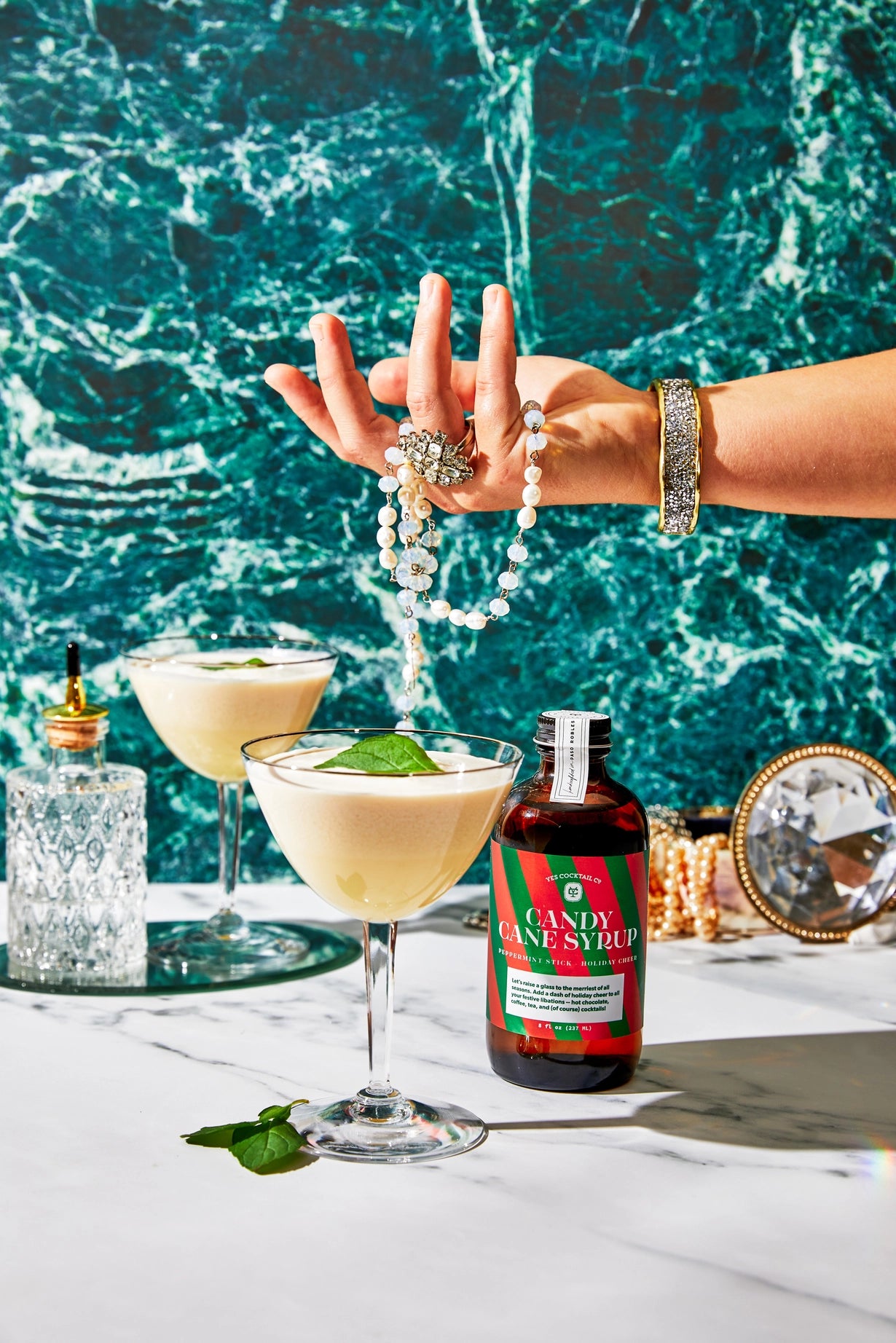 Candy Cane Holiday Cocktail Syrup