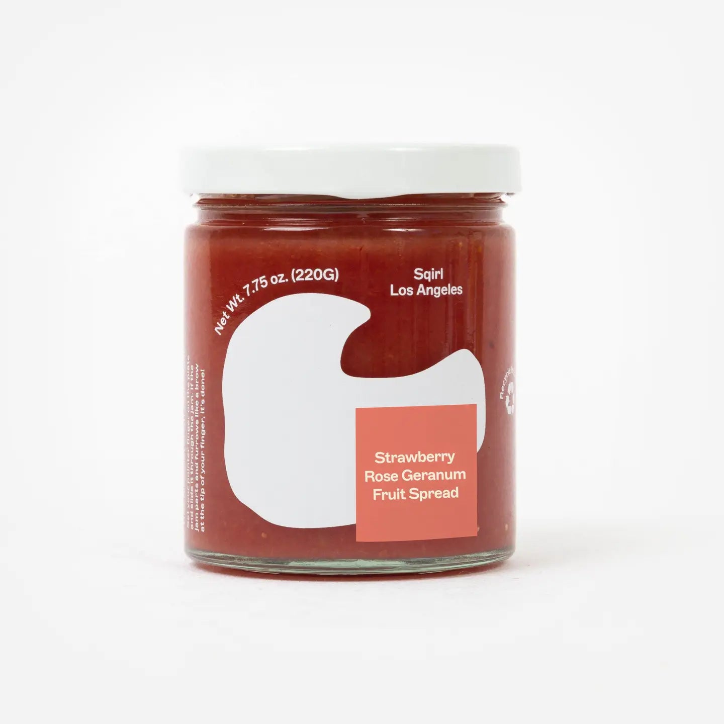 Certified Organic Strawberry + Rose Geranium Fruit Spread
