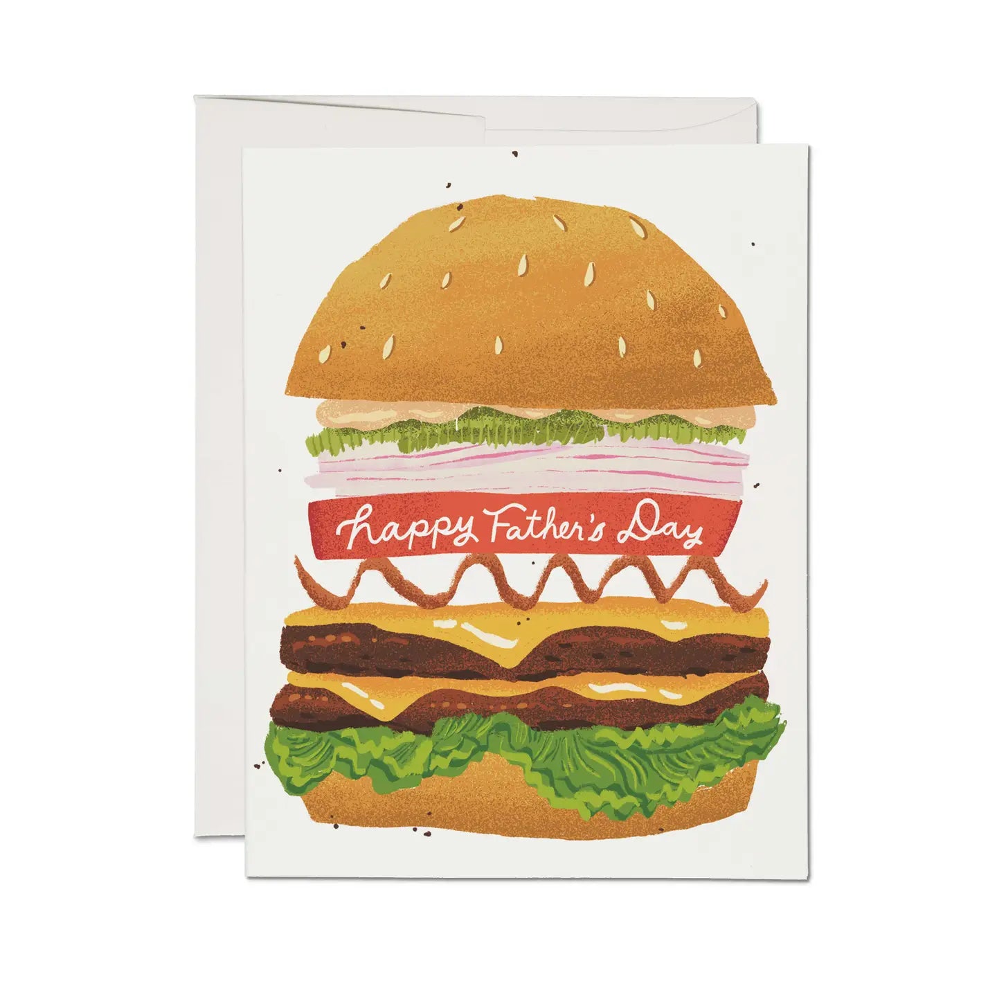 Doulbe Cheeseburger Father's Day Card