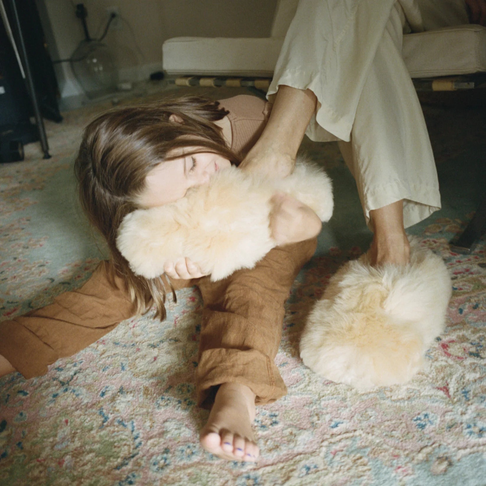 Ethically Sourced Cozy Alpaca Slippers