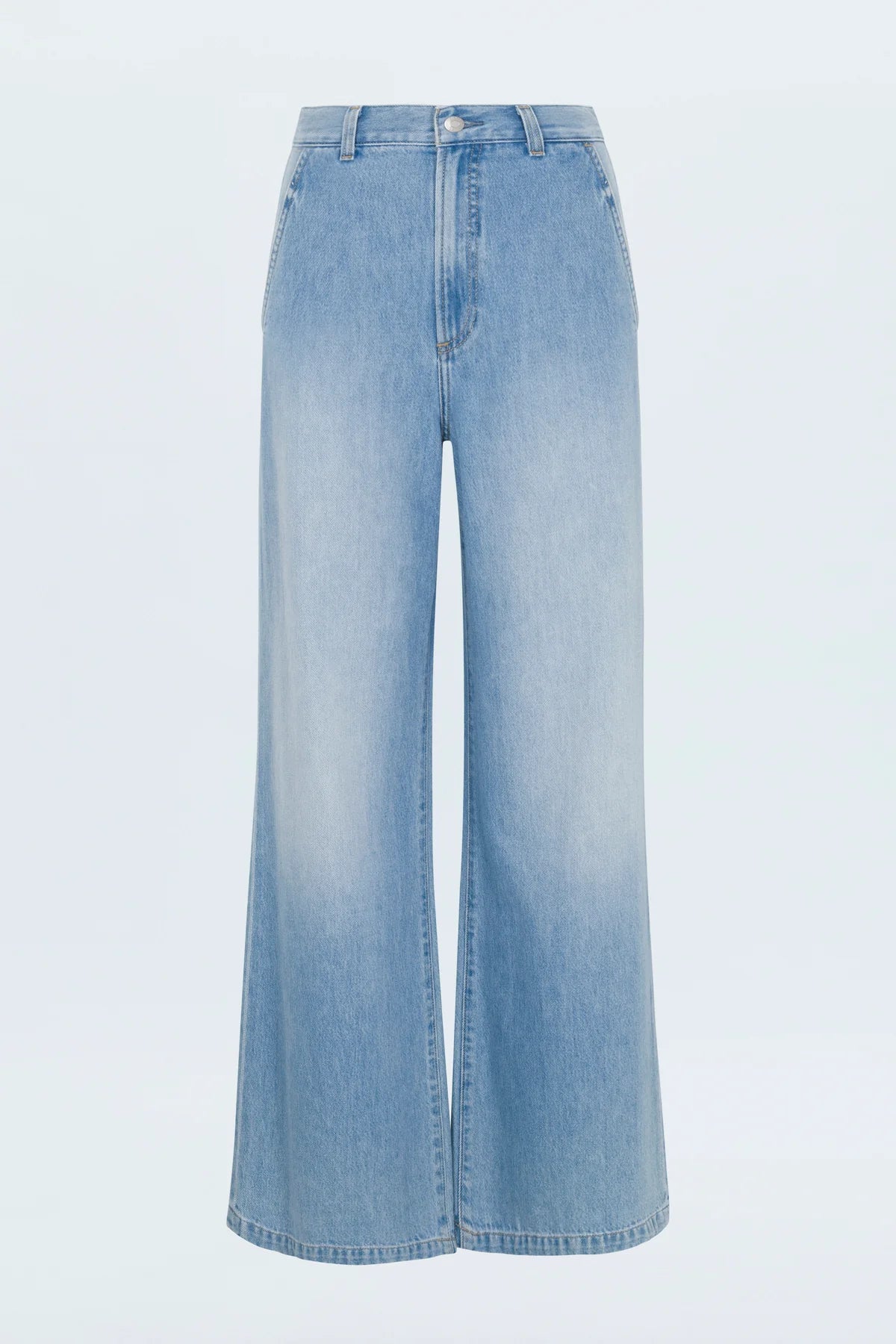 Dalia High Rise Wide Leg Jeans - Palo Alto