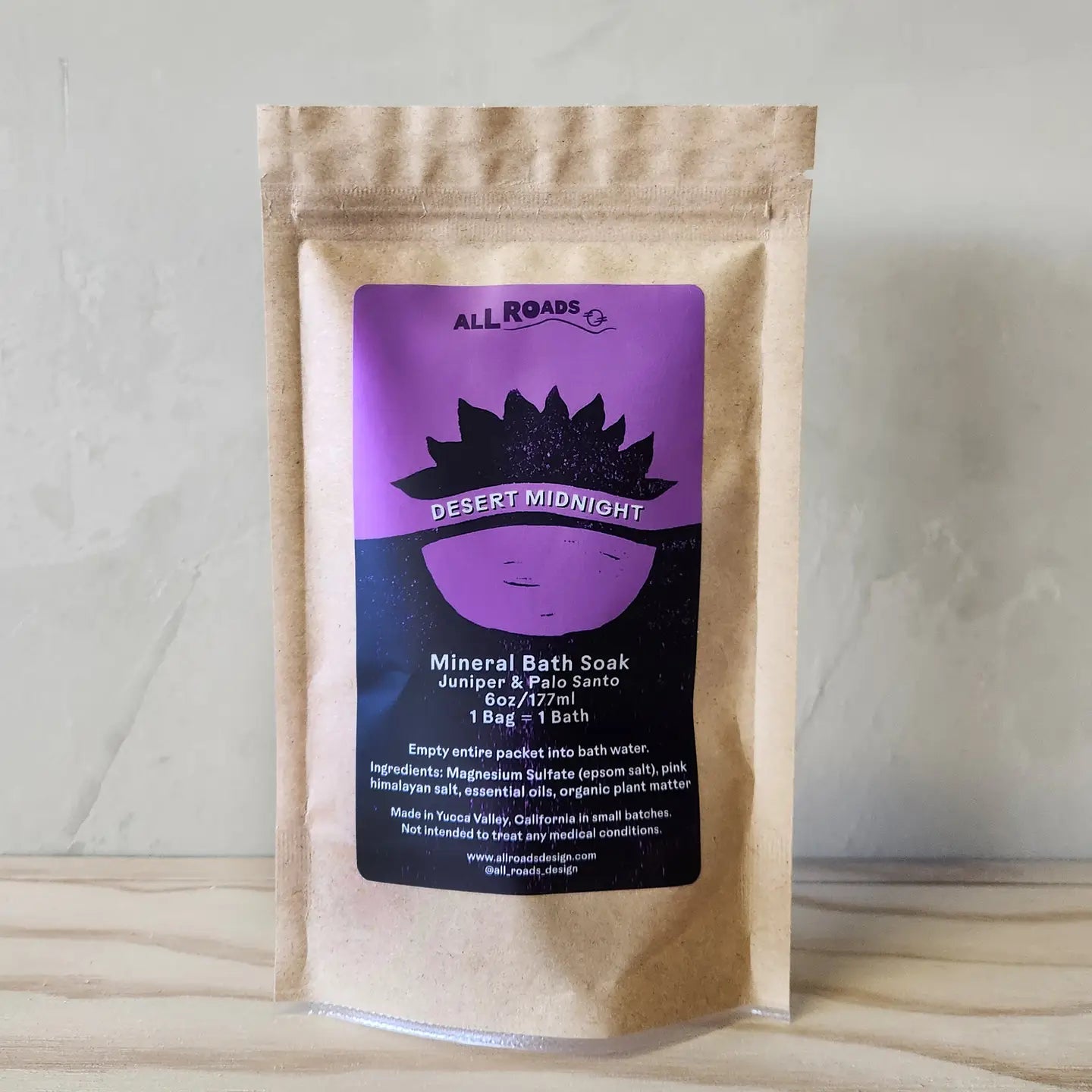 Desert Midnight Bath Soak - Juniper + Palo Santo