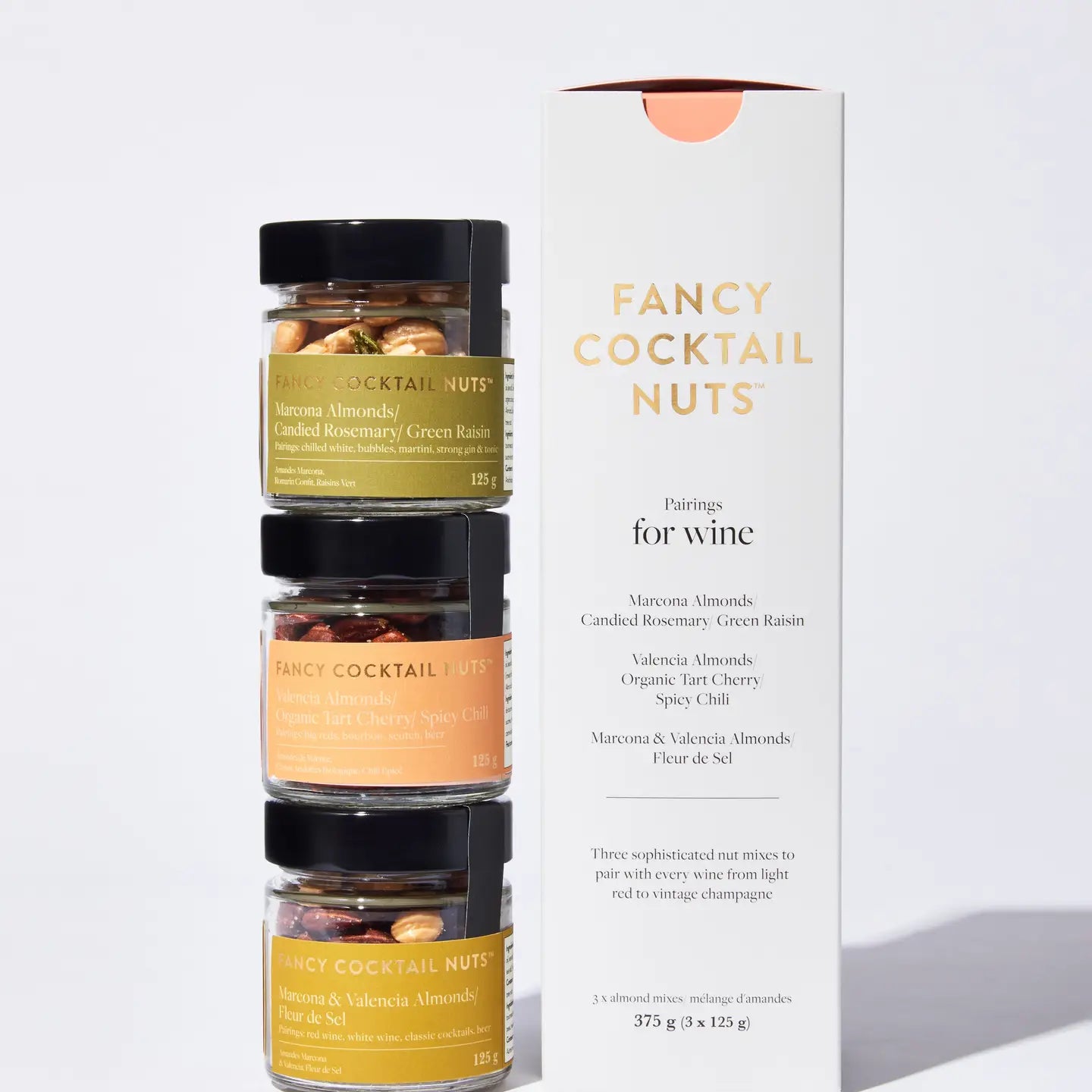 Fancy Cocktail Nuts for Wine Pairings