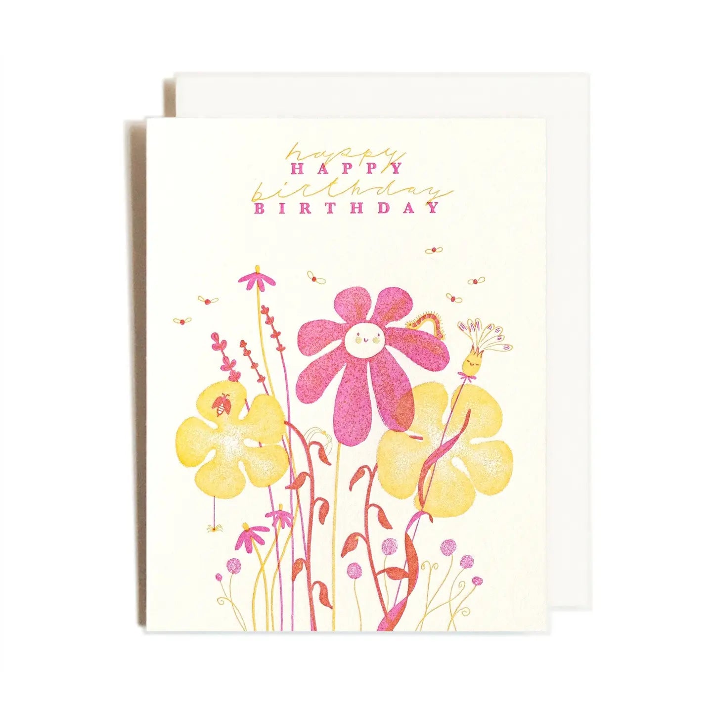 Flower Bunch Birthday Card