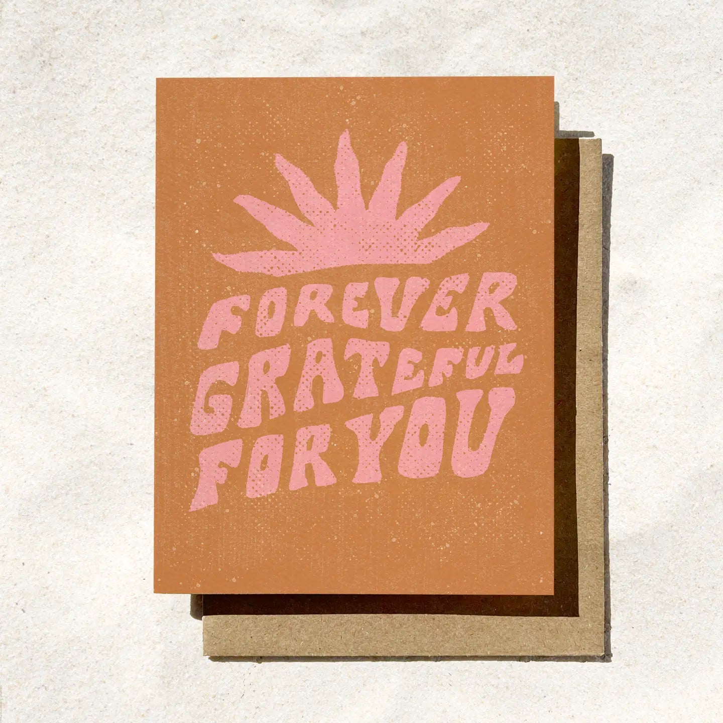 Forever Grateful Thank You Card / Anniversary Card