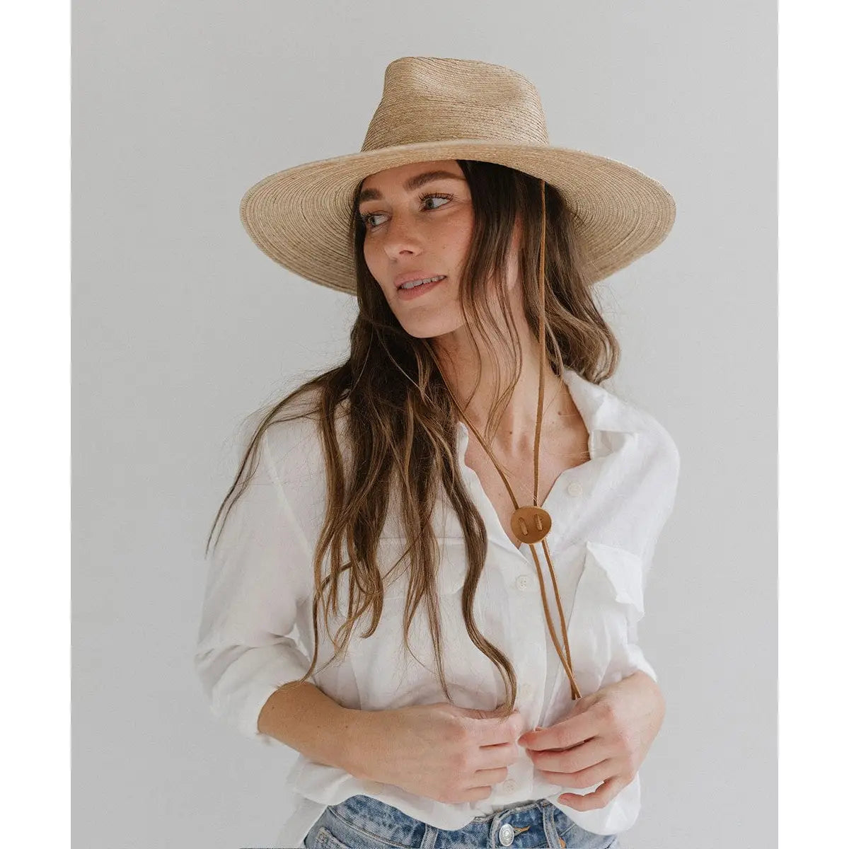 River Guatemalan Palm Hat - Oak