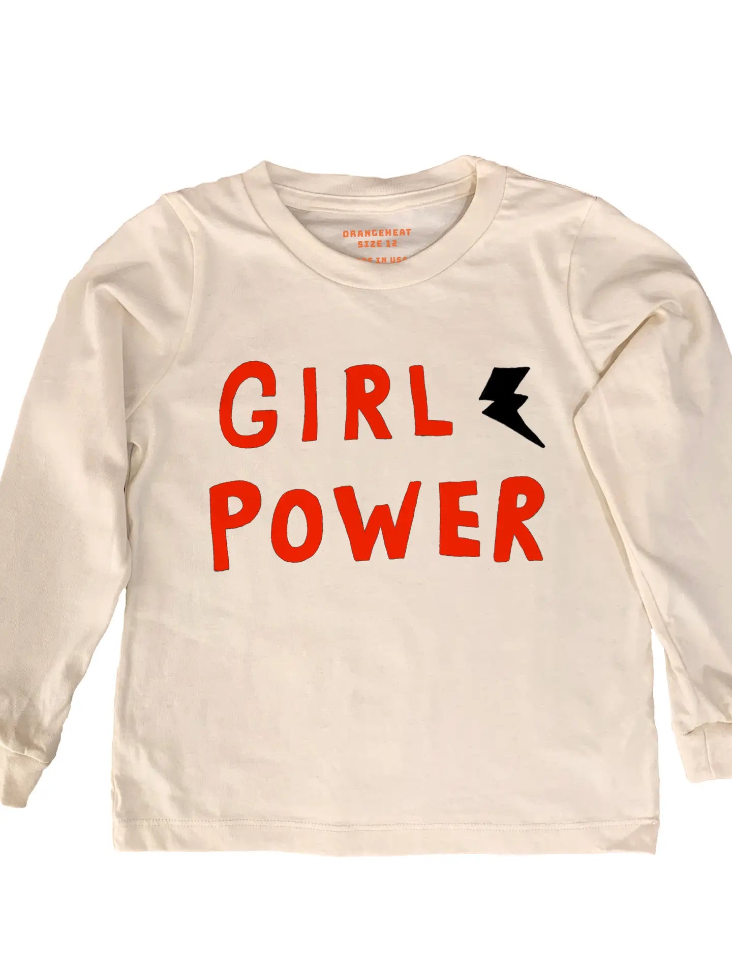 Girl Power Kids Organic L/S Tee