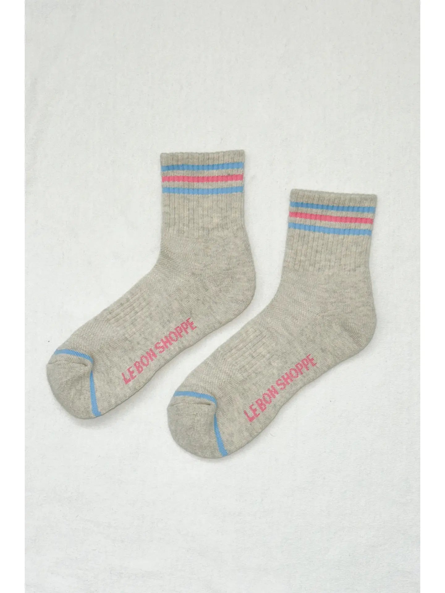Girlfriend Socks - Bright Grey