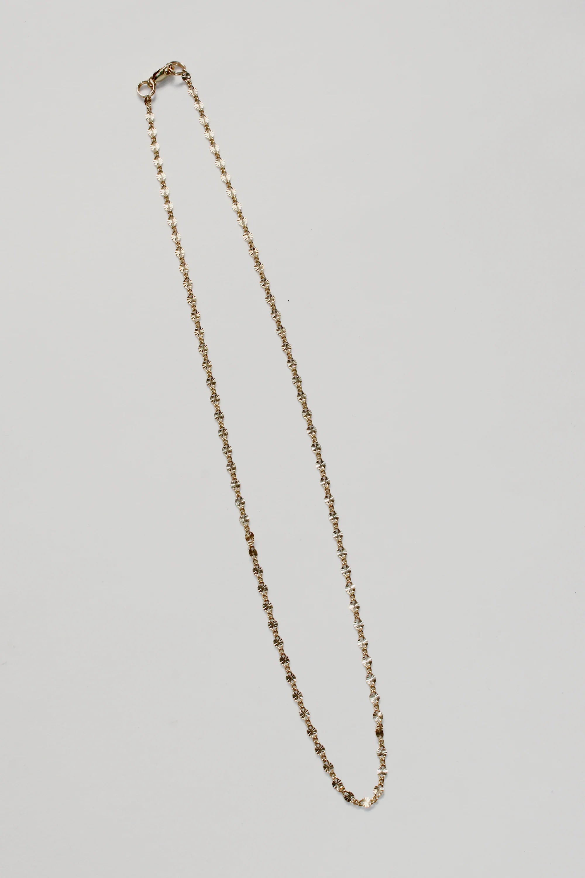 14k Gold Starburst Chain