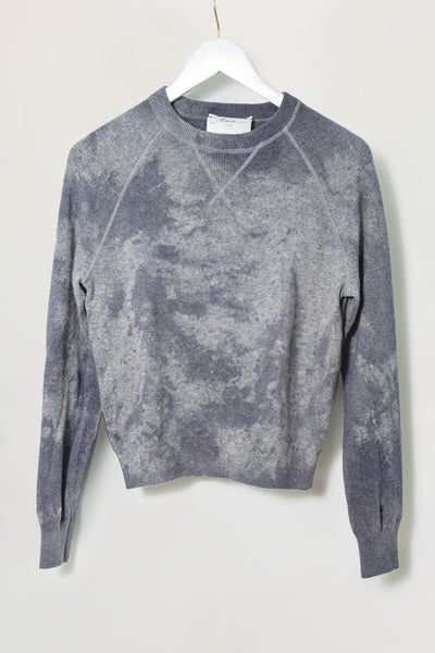Cashmere Beach Sweater - Grey on Grey