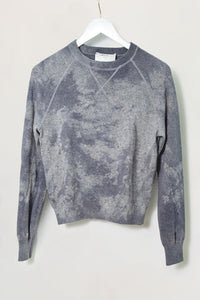 Cashmere Beach Sweater - Grey on Grey