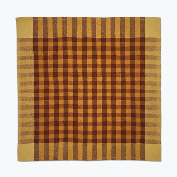 Grid Napkin Pair - Maize