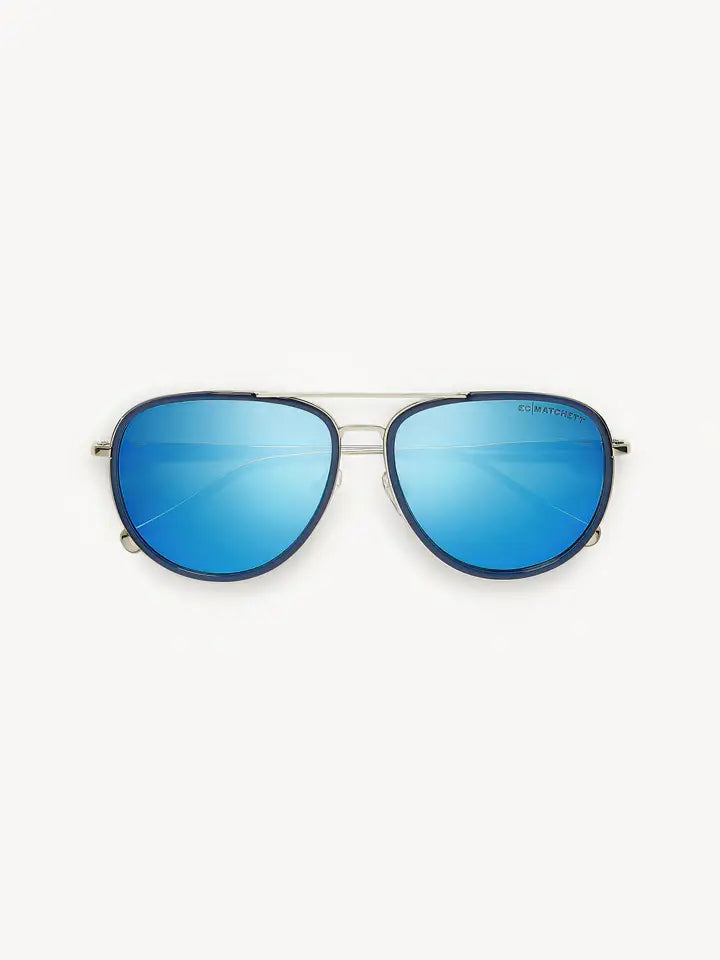 Grover Sunglasses - Silver Blue