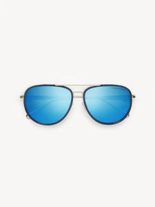 Grover Sunglasses - Silver Blue