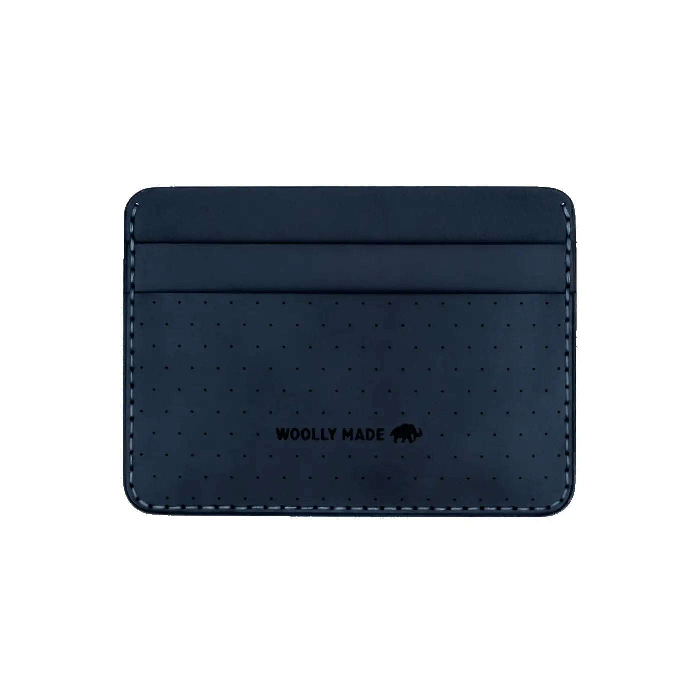 Half Wallet - Perforated Navy