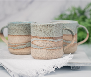 Handmade Coffee Mug - Organic Design