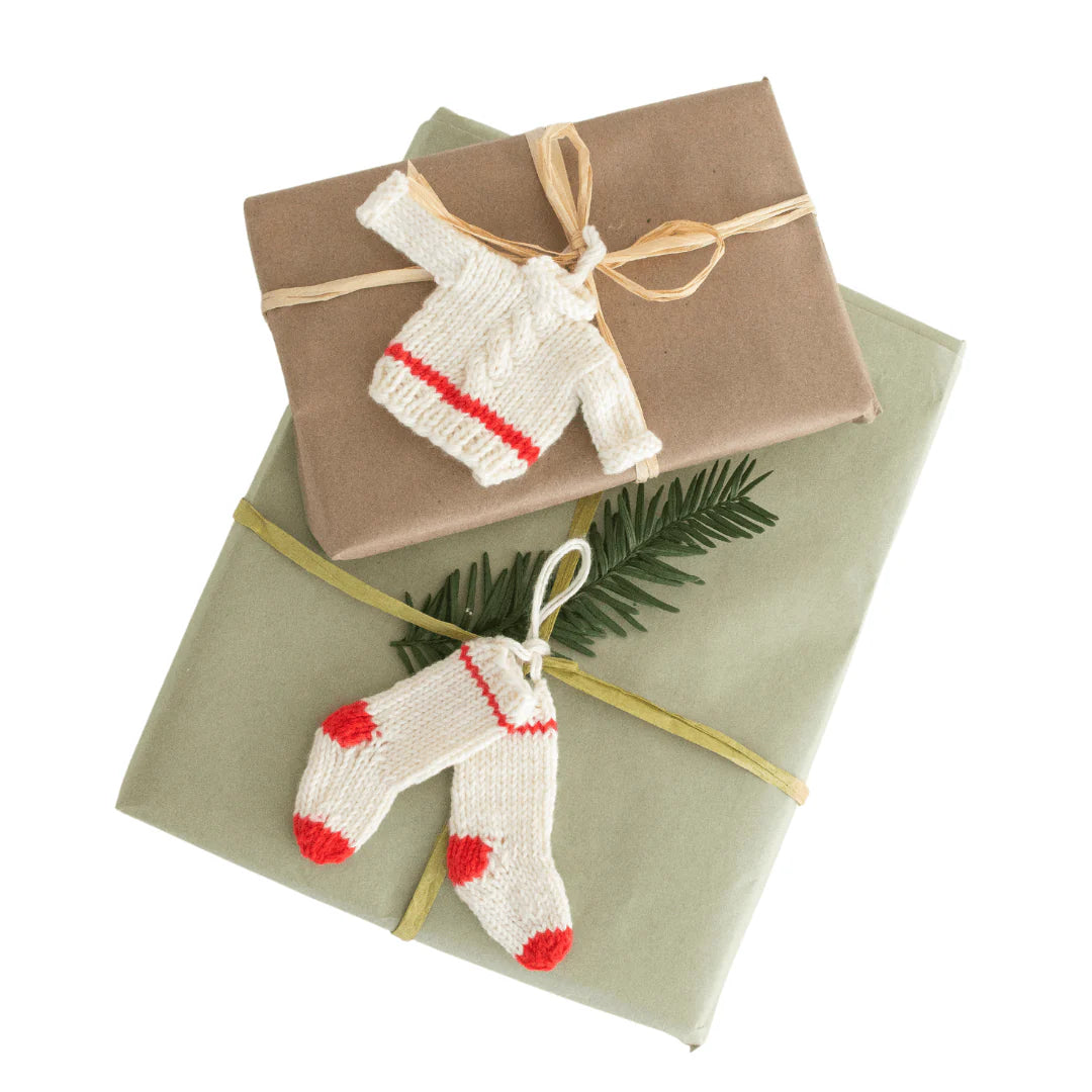 Holiday Ornaments Little Knits Set - 4 Pieces