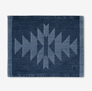 Indigo Denim Placemat - Star Pattern