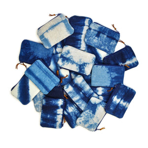 Shibori Indigo hand-Dyed Coin Purse