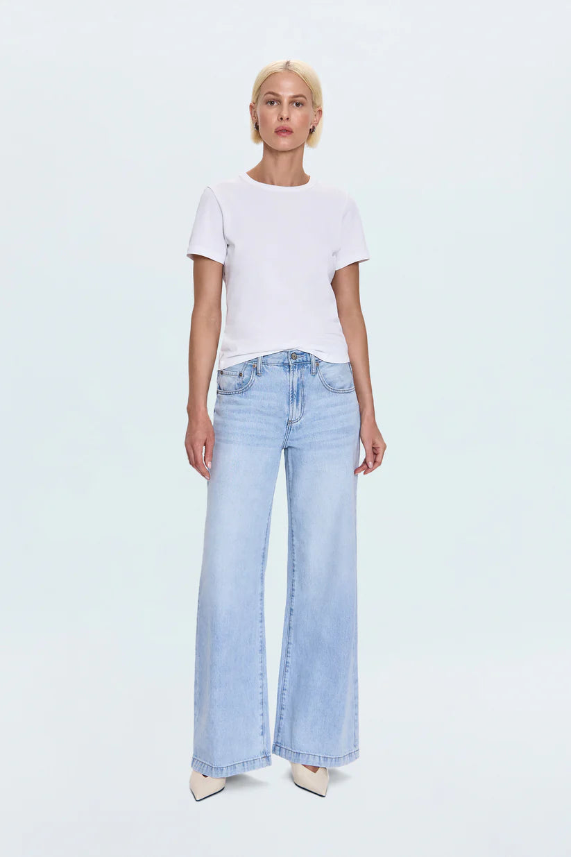 Jaydn Low Slung Palazzo Jean - Chateau