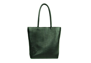 Leather Tote - Kelp