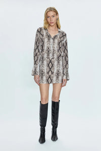 Knox Mini Dress- Python