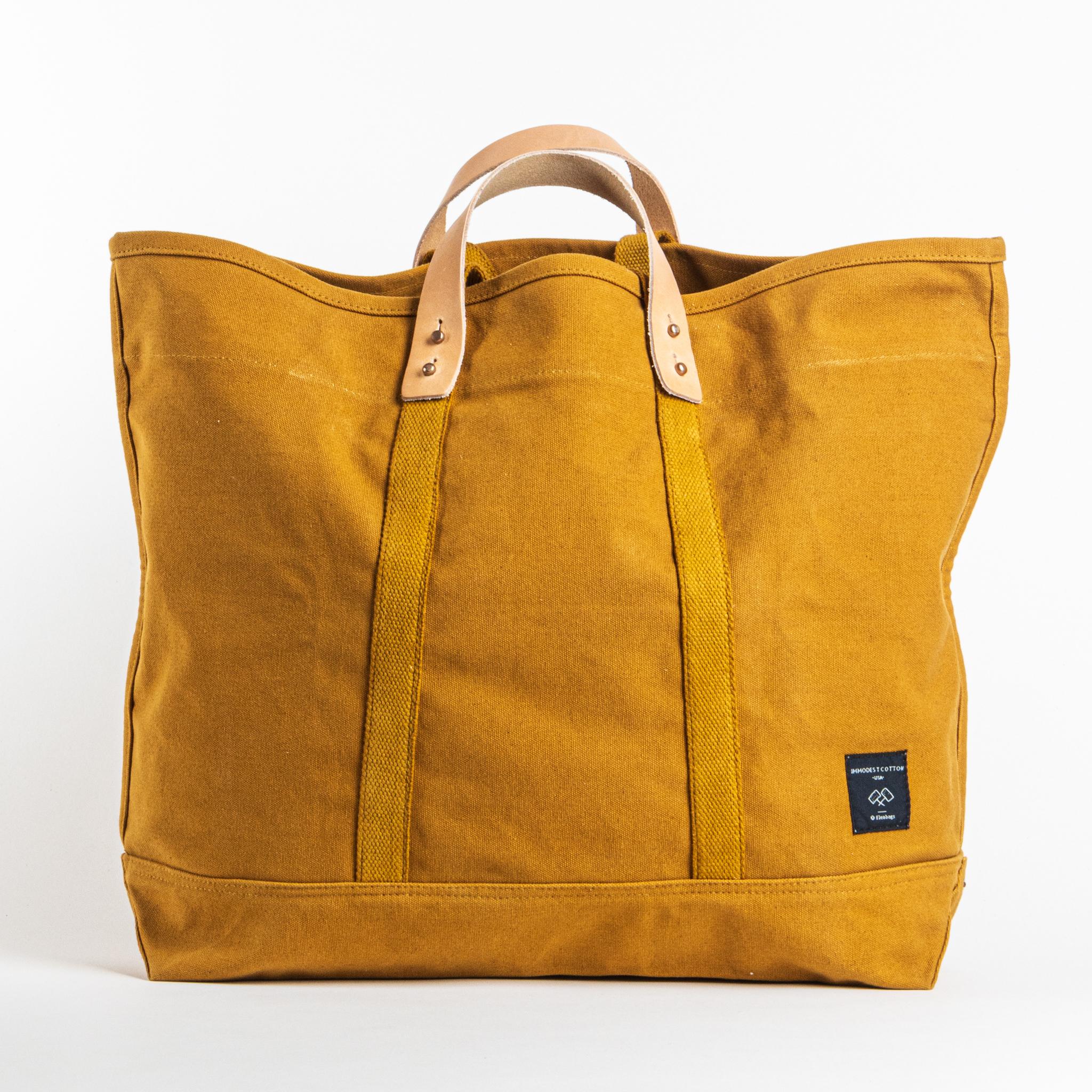 Large East West Tote - Mustard Seed