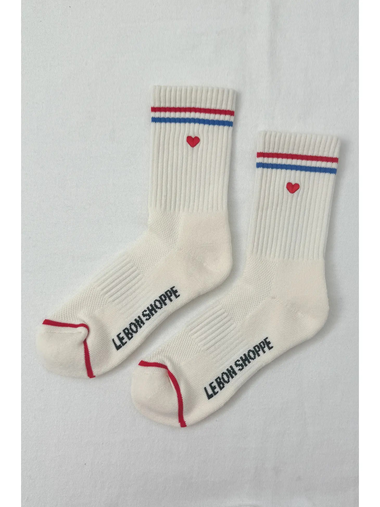 Embroidered Boyfriend Heart Socks