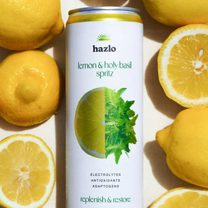 Lemon + Holy Basil Spritzer