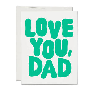 Love You Dad Father's Day Card