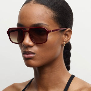 Jane Sunglasses - Oxblood