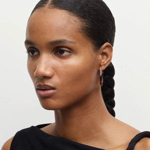 Midi Hoops - Blonde Tortoise