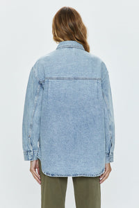 Mandy Oversized Denim Shacket - Paloma