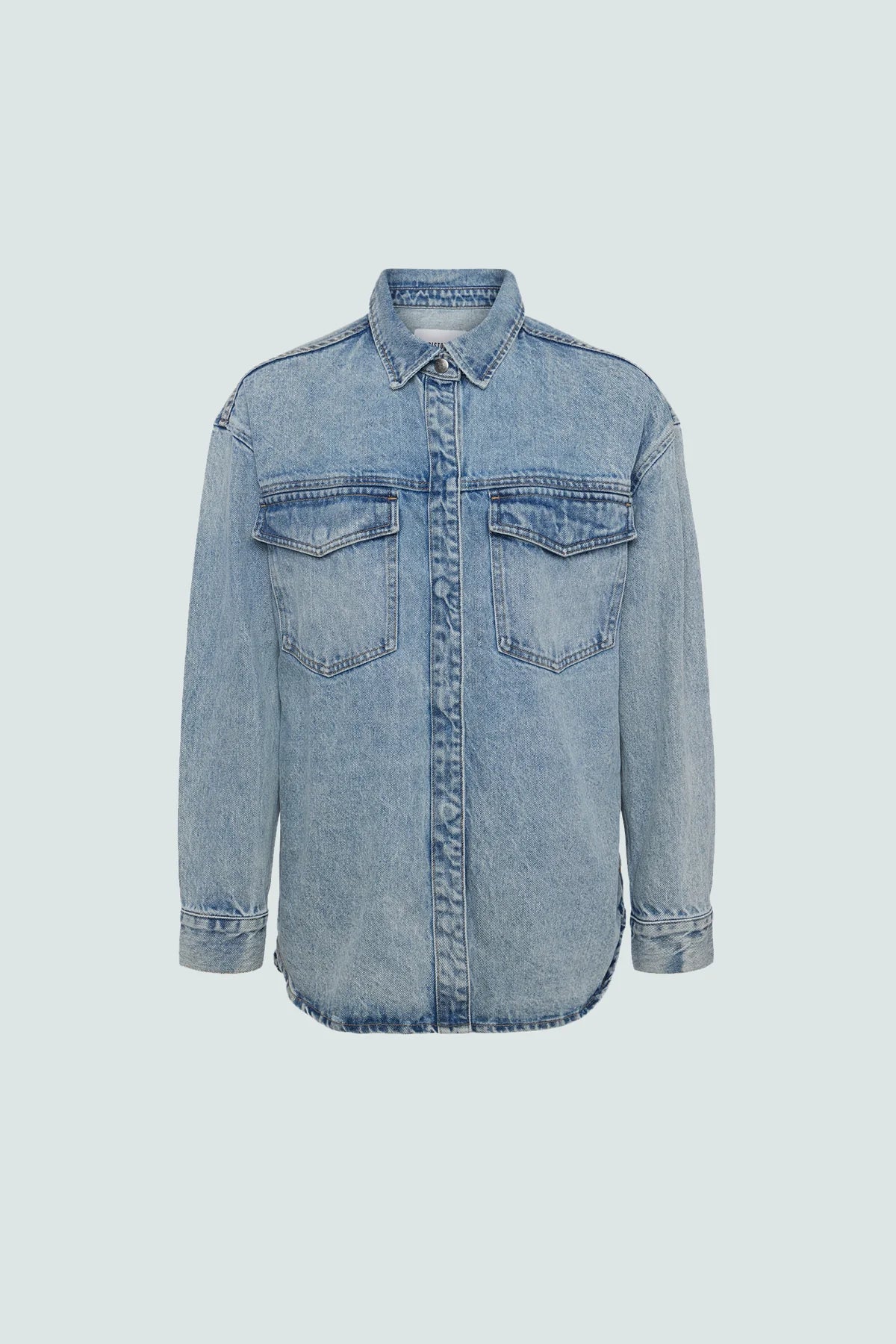 Mandy Oversized Denim Shacket - Paloma