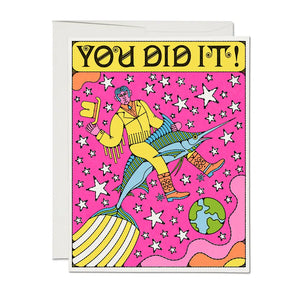 Marlin Rodeo Congratulations Card